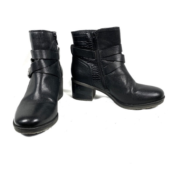 naturalizer black leather boots